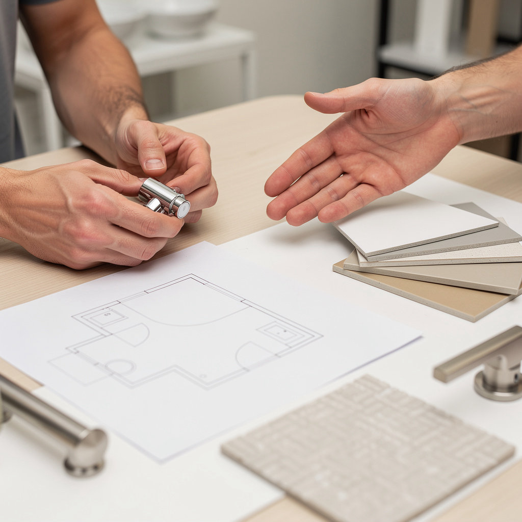 JUST BATHROOMS - MORGANVILLE expert providing personalized bathroom renovation consultation and design advice in Morganville, NJ